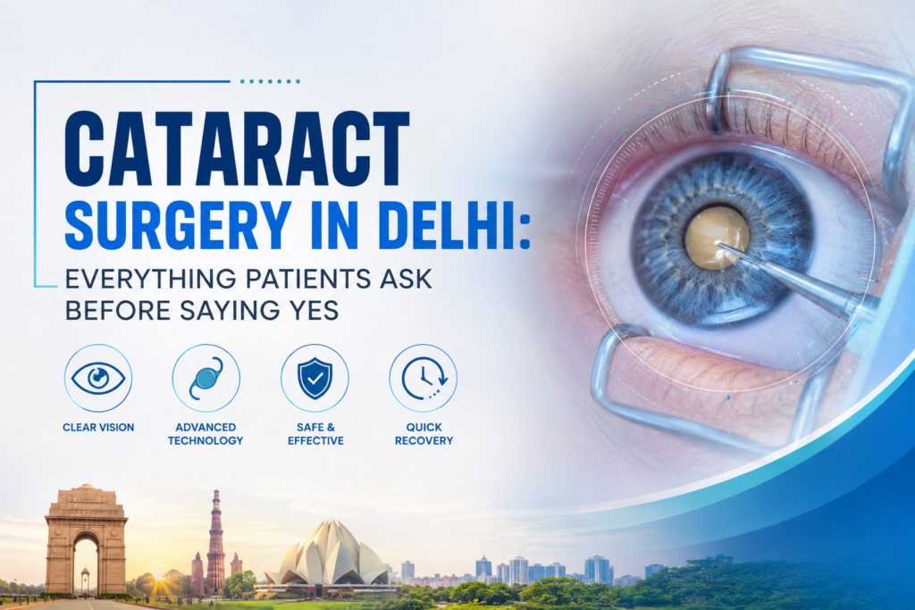 Cataract Surgery in Delhi: Everything Patients Ask Before Saying Yes