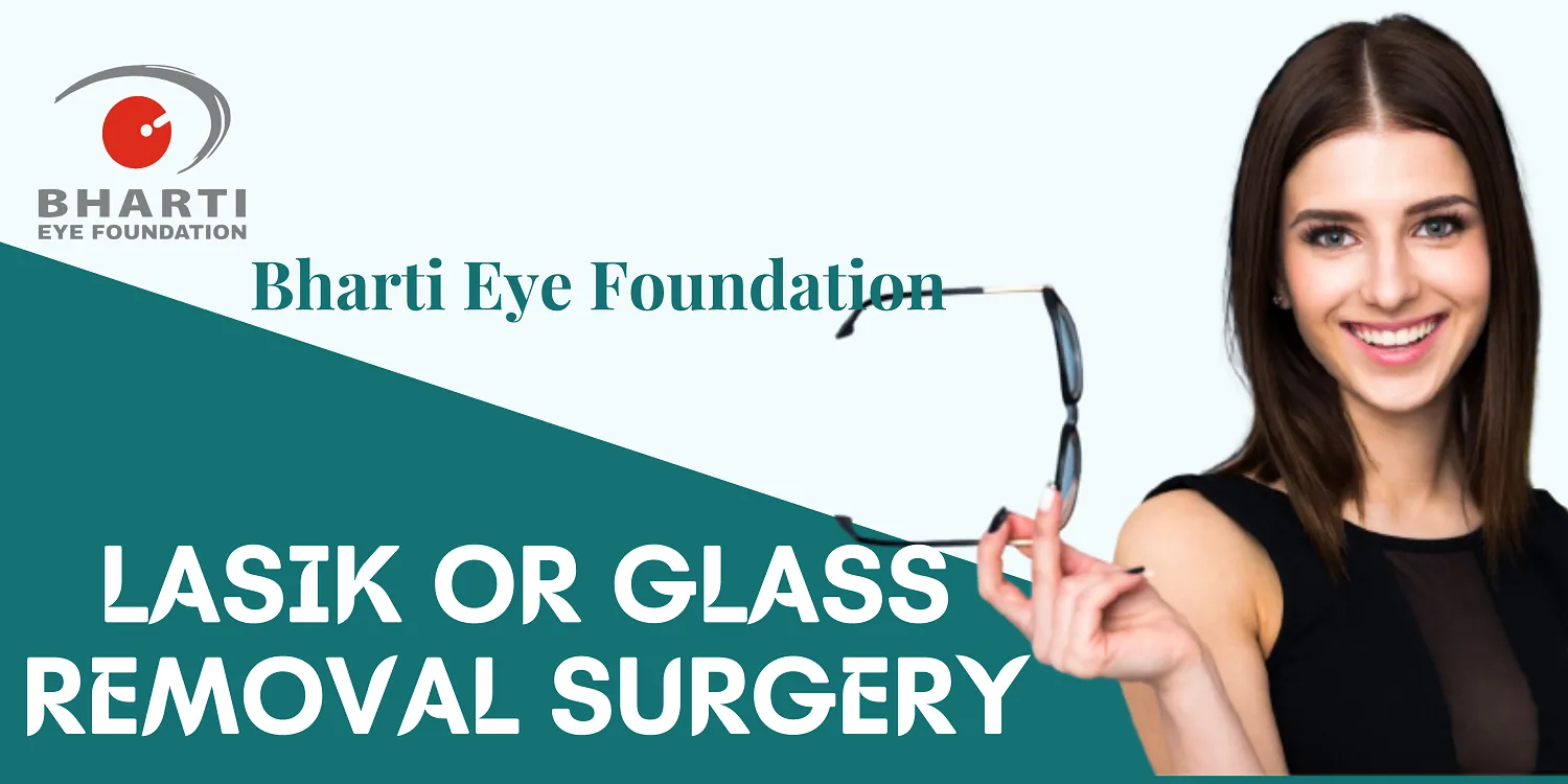 Lasik Or Glass Removal Eye Surgery Banner